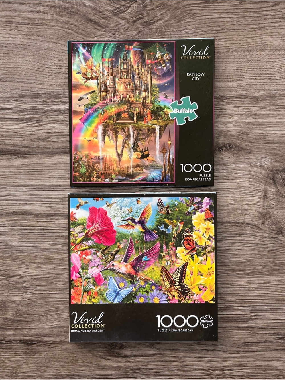 Vivid Collection Set of 2 Jigsaw Puzzles 1000 Pieces